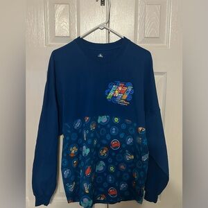 Pixar Run Disney Blue Spirit Jersey size S